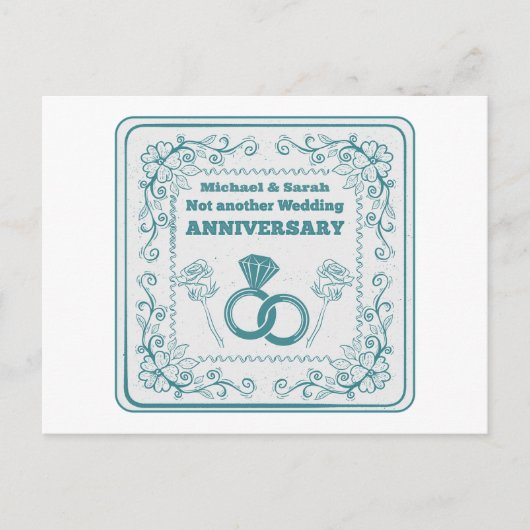 Carte Postale Pas un autre anniversaire de mariage (Devant)