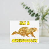 Carte Postale Pas un météorologue (Debout devant)