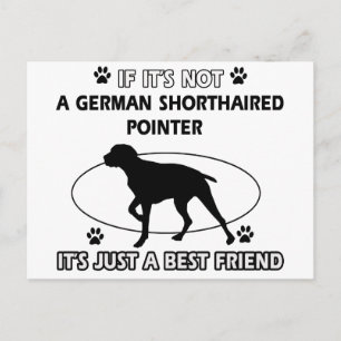 Carte Postale Pas un pointeur allemand