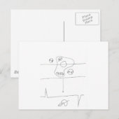 Carte Postale Pas votre mère Pancake Preuve (Devant / Derrière)