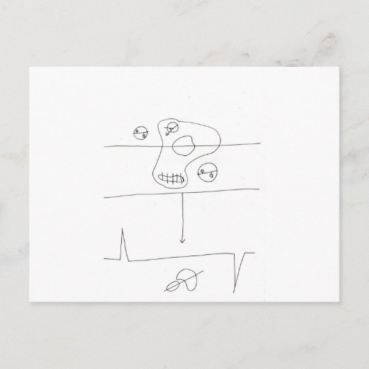 Carte Postale Pas votre mère Pancake Preuve (Devant)