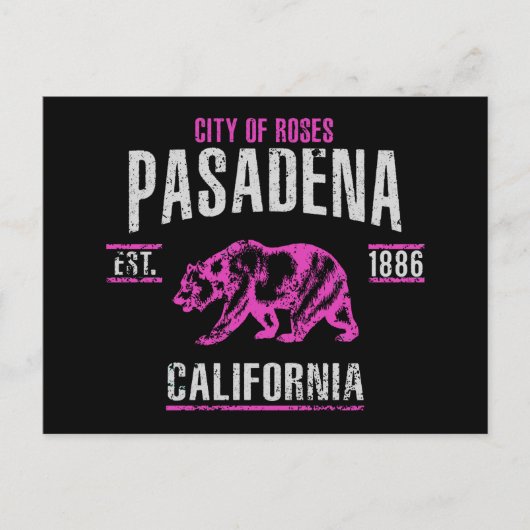 Carte Postale Pasadena (Devant)