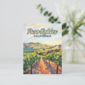 Carte Postale Paso Robles California Vineyard Côte Centrale (Debout devant)