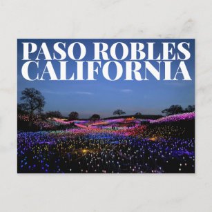 Carte Postale Paso Robles, Californie, États-Unis