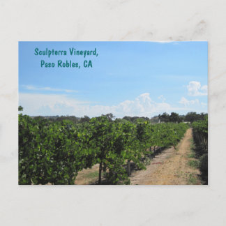 Carte Postale Paso Robles, Californie, Pays Vins
