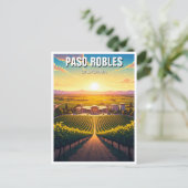 Carte Postale Paso Robles Côte Centrale Californie (Debout devant)