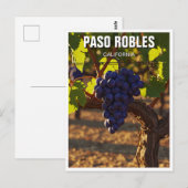 Carte Postale Paso Robles Côte Centrale Californie (Devant / Derrière)