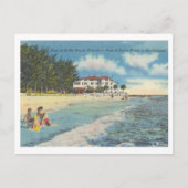 Carte Postale Pass-A-Grille Beach, Floride, scène de plage vinta (Devant)