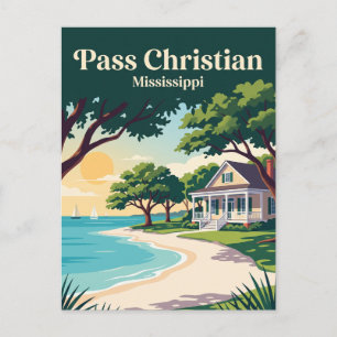 Carte Postale Pass Christian, Mississippi