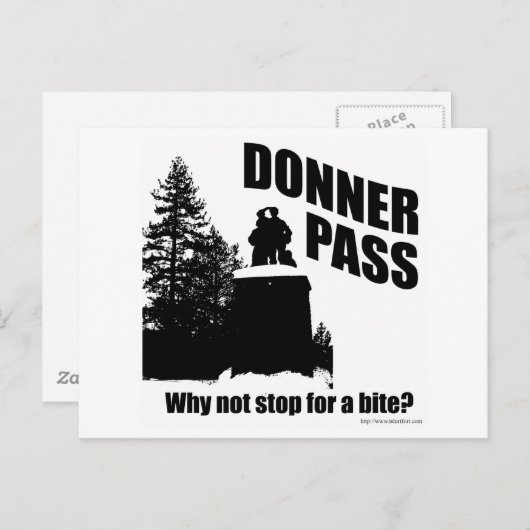 Carte Postale Pass Donner (Devant / Derrière)