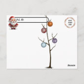 Carte Postale Passage à la frontière - Père Noël prend un tour (Dos)