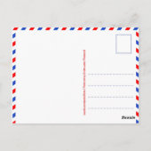 Carte postale "Passage de poste sous-marin" (Dos)