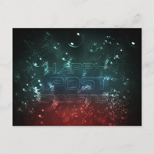 Carte postale "Passage de poste sous-marin" (Devant)