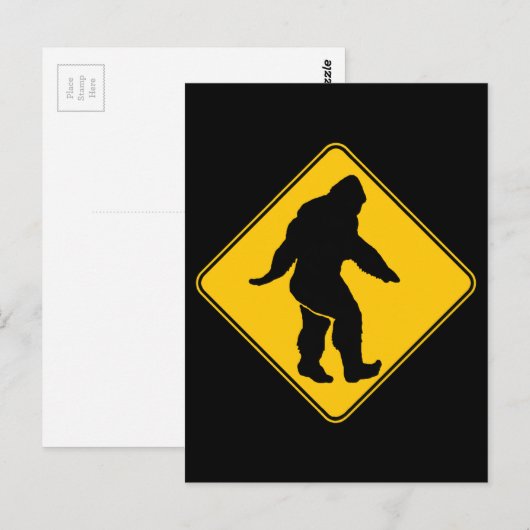 Carte Postale Passage de Sasquatch (Devant / Derrière)