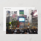 Carte Postale passage de shibuya (Devant / Derrière)