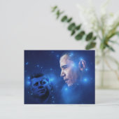 Carte Postale Passage du flambeau, John F. Kennedy Barack Obama (Debout devant)