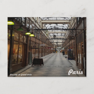 Carte Postale Passage du grand cercle Paris