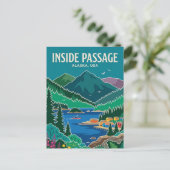 Carte Postale Passage Intérieur Alaska (Debout devant)