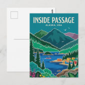 Carte Postale Passage Intérieur Alaska (Devant / Derrière)