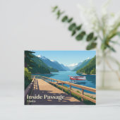 Carte Postale Passage Intérieur USA (Debout devant)