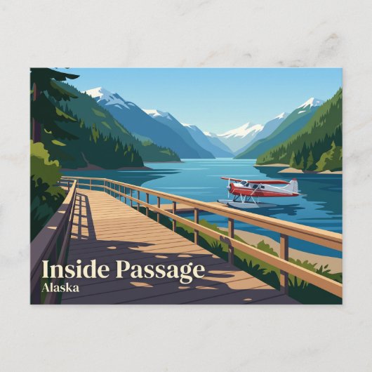 Carte Postale Passage Intérieur USA (Devant)