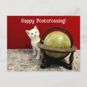 Carte Postale Passage - Tuffy McDuff autour du monde Chat (Devant)