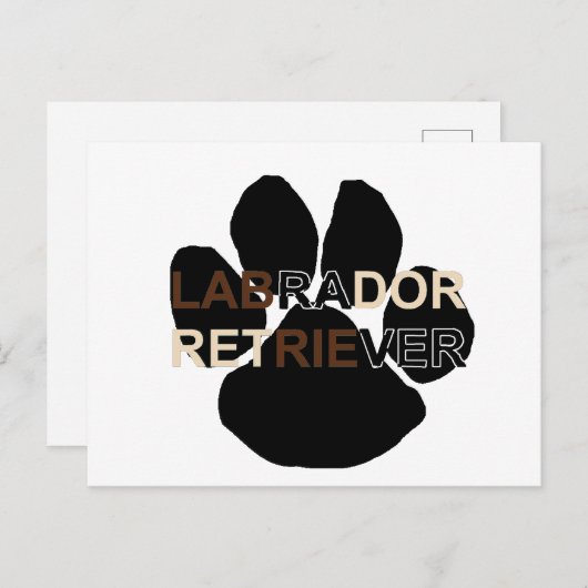 Carte Postale Passe de nom LR (Devant / Derrière)