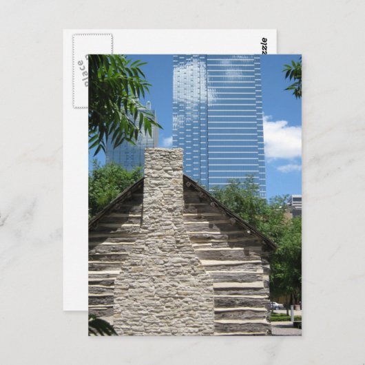 Carte Postale Passé et présent (Devant / Derrière)