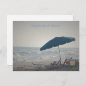 Carte Postale Passé Le Premier, Île Dauphin, Alabama (Devant / Derrière)