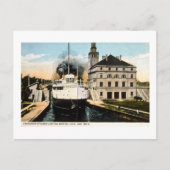 Carte Postale Passenger Steamer Juanita Quitter Weitzel Lock (Devant)