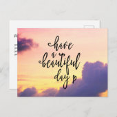 Carte Postale passer une belle journée (Devant / Derrière)