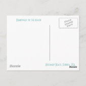 Carte Postale Passerelle de la plage de Rosemary (Dos)