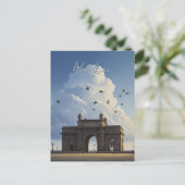 Carte Postale Passerelle de Mumbai pour l'Inde Souvenir (Debout devant)