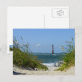 Carte Postale Passerelle du phare de l'île Morris (Devant / Derrière)