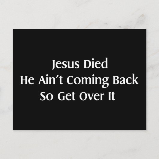 Carte Postale Passez à autre chose (Devant)