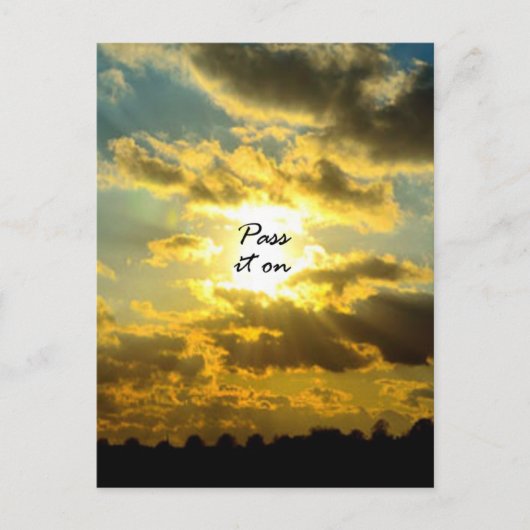 Carte Postale Passez-le (Devant)