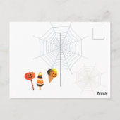 Carte Postale "Passez un Halloween "fantastique" avec de la glac (Dos)