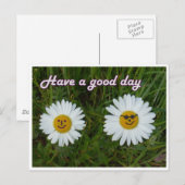 Carte Postale Passez une bonne journée (Devant / Derrière)