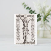 Carte Postale Passion de Jésus crucifixion du Christ (Debout devant)