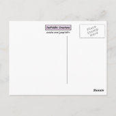 Carte postale Passion Flower (Dos)