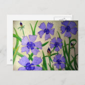 Carte Postale Passion violette (Devant / Derrière)