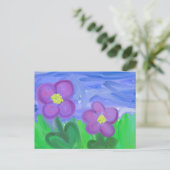 Carte Postale Passion violette (Debout devant)