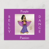 Carte Postale Passion violette (Devant)