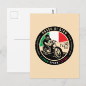 Carte Postale Passo di Giau Italie | Pass Giau | Motorcycle (Devant / Derrière)