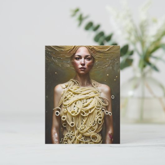 Carte Postale Pasta Goddess (Debout devant)