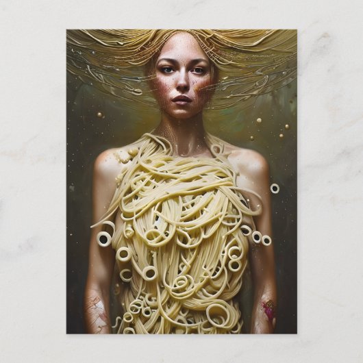 Carte Postale Pasta Goddess (Devant)