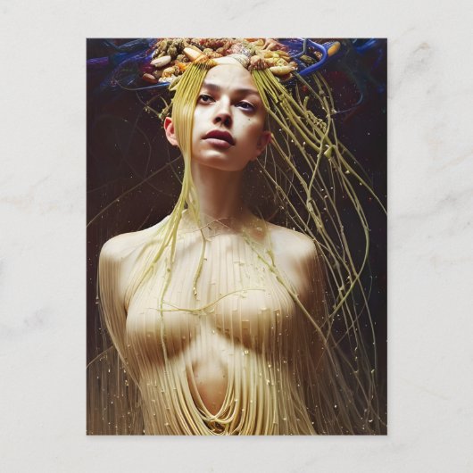 Carte postale Pasta Goddess (Devant)