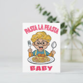 Carte Postale Pasta La Feasta Baby (Debout devant)