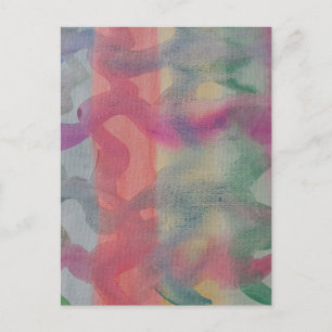 Carte postale Pastel Art Abstrait