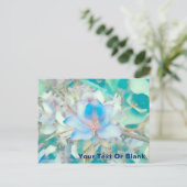 Carte Postale Pastel Blue Blossom (Debout devant)